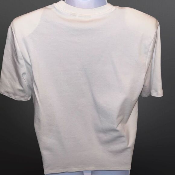Babaton Shoulder Pad Core Off White Business Causal Tee T Shirt Size 2XS - Picture 4 of 6